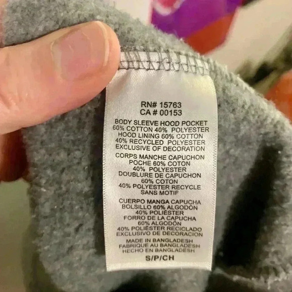 William and Mary Tribe Hooded Champion Sweatshirt Size Small - Picture 6 of 8